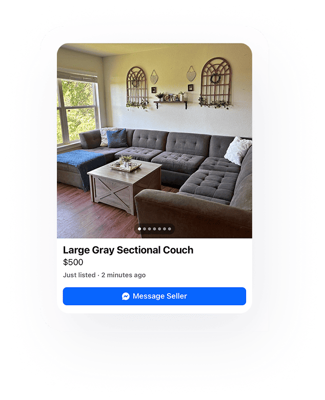 Couch Flipping | Marketplace Searching Sofa Flippers | Sofa Reselling
