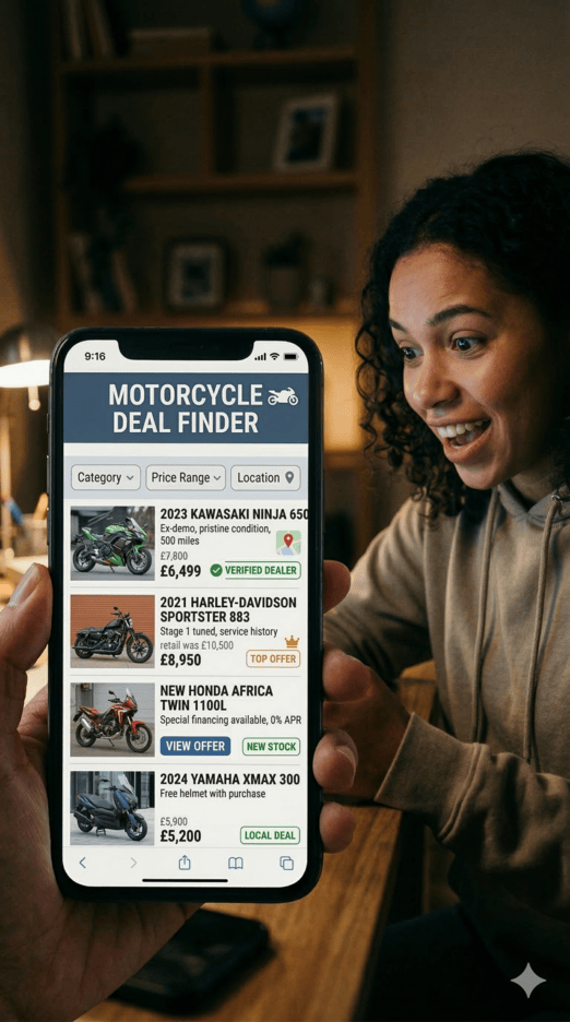 Motorcycle Deal Finder