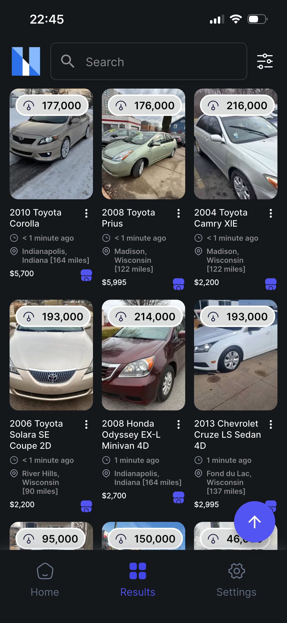 Marketplace Searching  for Car Flippers